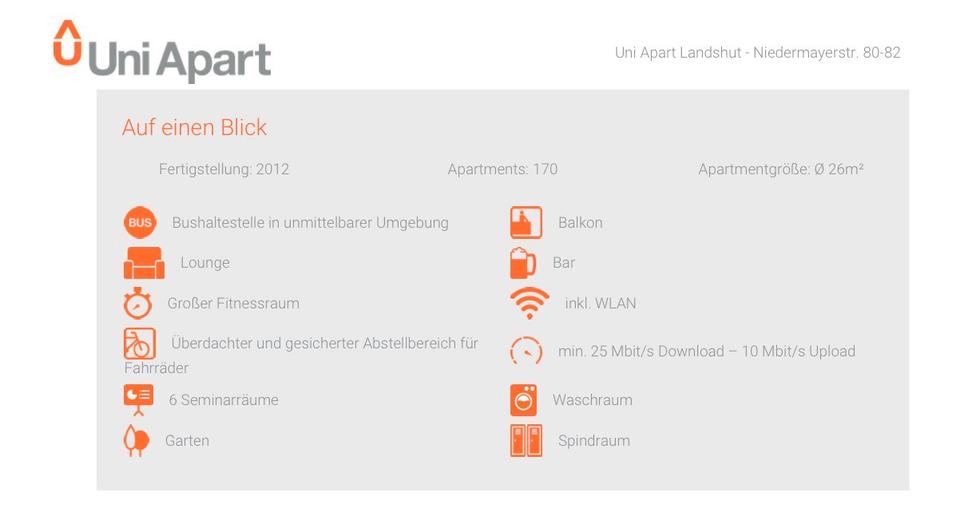 Etagenwohnung Kumhausen - 1 Zimmer, 26 m&sup2;, 490&euro; | Angebot:26002730