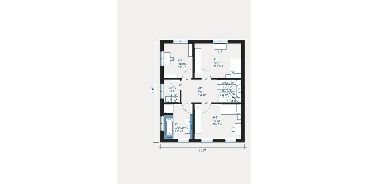 Großzügiges Mehrfamilienhaus Double 12 TF mit moderner Architektur - Doppelhaushälfte Geisenhausen | Angebot:27594640