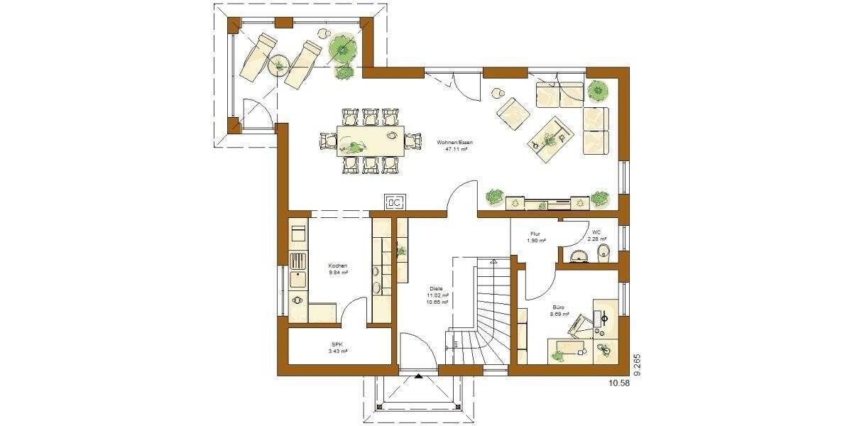 Einfamilienhaus Fraunberg - 5 Zimmer, 159 m&sup2;, 770.100&euro; | Angebot:25774997