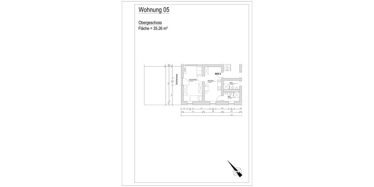 Etagenwohnung Marklkofen - 1 Zimmer, 1 m&sup2;, 535&euro; | Angebot:26544063