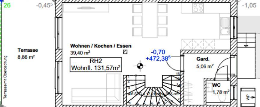 Reihenhaus Landshut - 6 Zimmer, 132 m&sup2;, 854.000&euro; | Angebot:25634629