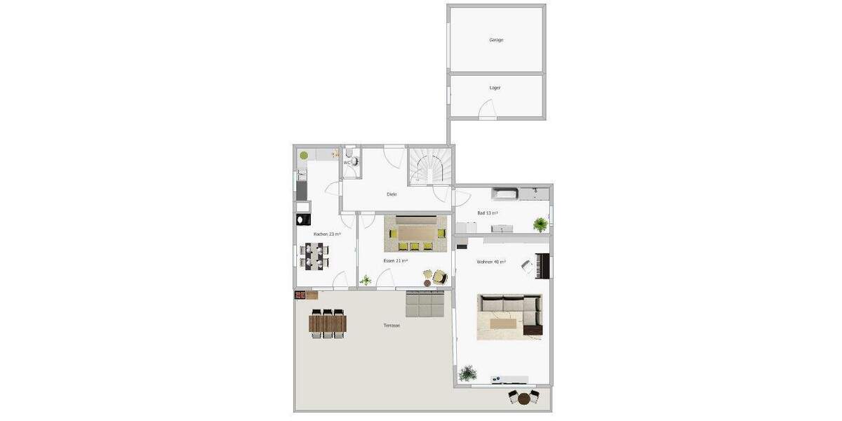 Einfamilienhaus Aham-Loizenkirchen Loizenkirchen - 9 Zimmer, 213 m&sup2;, 435.000&euro; | Angebot:25770490