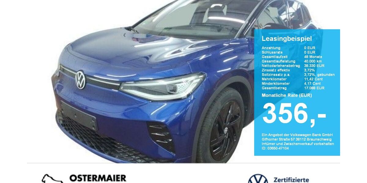 VW ID.4 16.760 km 38.330 &euro; Vilsbiburg 84137