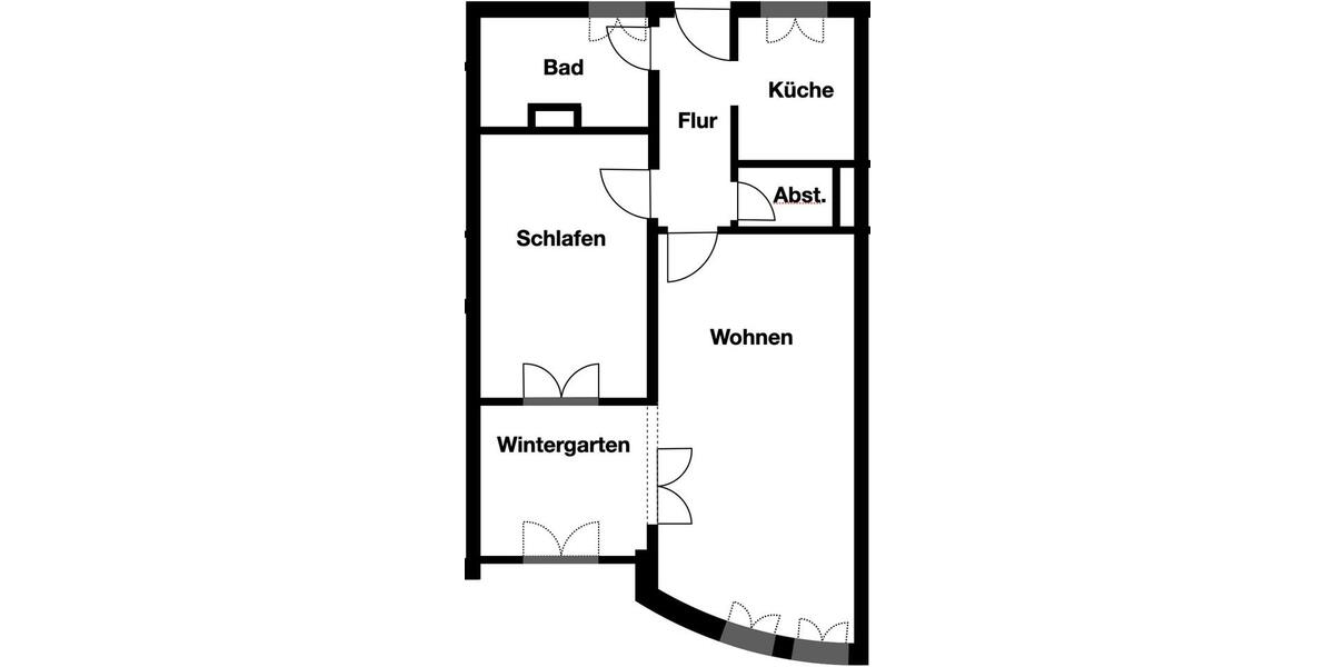 Etagenwohnung Dorfen - 2.5 Zimmer, 55 m&sup2;, 620&euro; | Angebot:26644288