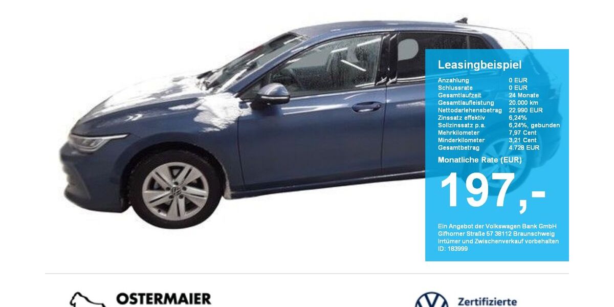 VW Golf 29.440 km 22.990 &euro; Vilsbiburg 84137