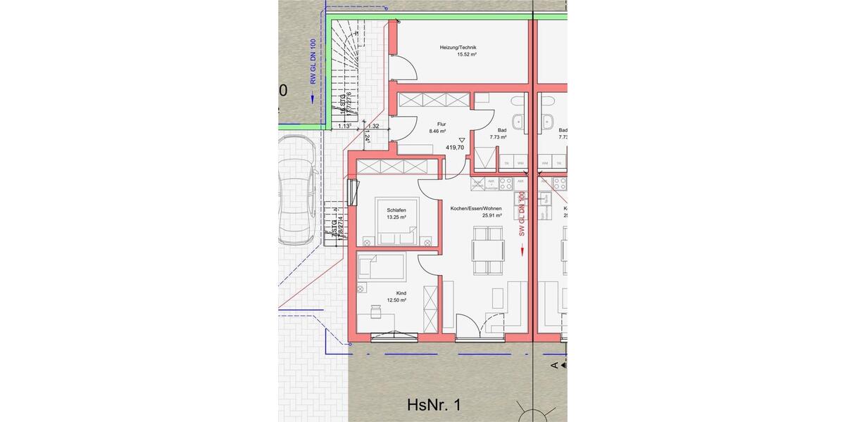 Erdgeschoßwohnung Bayerbach Bei Ergoldsbach - 3 Zimmer, 69 m&sup2;, 920&euro; | Angebot:26521949