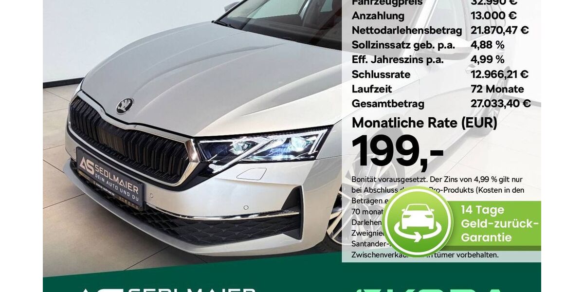 Skoda Octavia 12.407 km 31.590 &euro; Eching i. Ndb. 84174