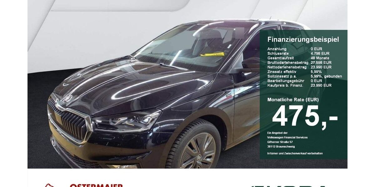 Skoda Fabia 19.250 km 23.490 &euro; Landshut 84034