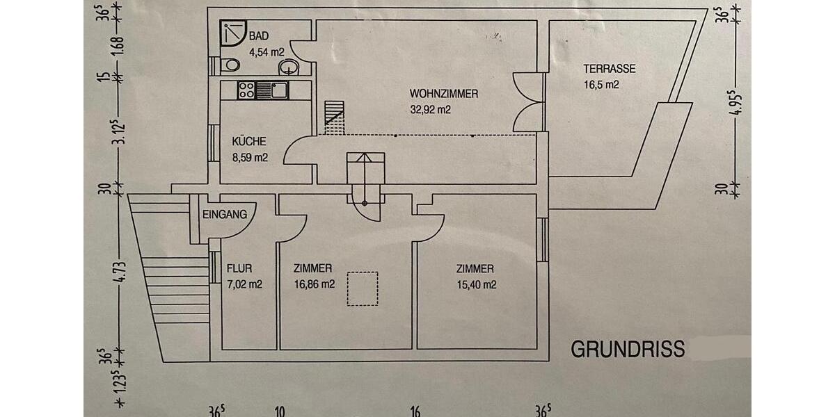 Etagenwohnung Kumhausen - 3.5 Zimmer, 90 m&sup2;, 990&euro; | Angebot:26533462