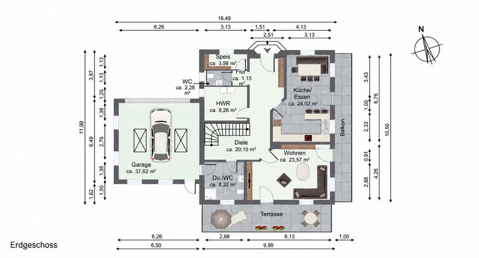 Einfamilienhaus Herrngiersdorf - 7 Zimmer, 200 m&sup2;, 1.550&euro; | Angebot:27617156