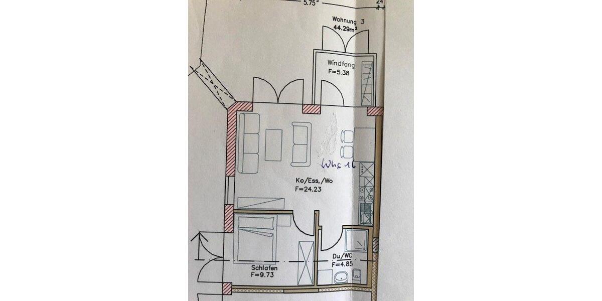 Terrassenwohnung Pfeffenhausen - 2 Zimmer, 45 m&sup2;, 550&euro; | Angebot:26025696