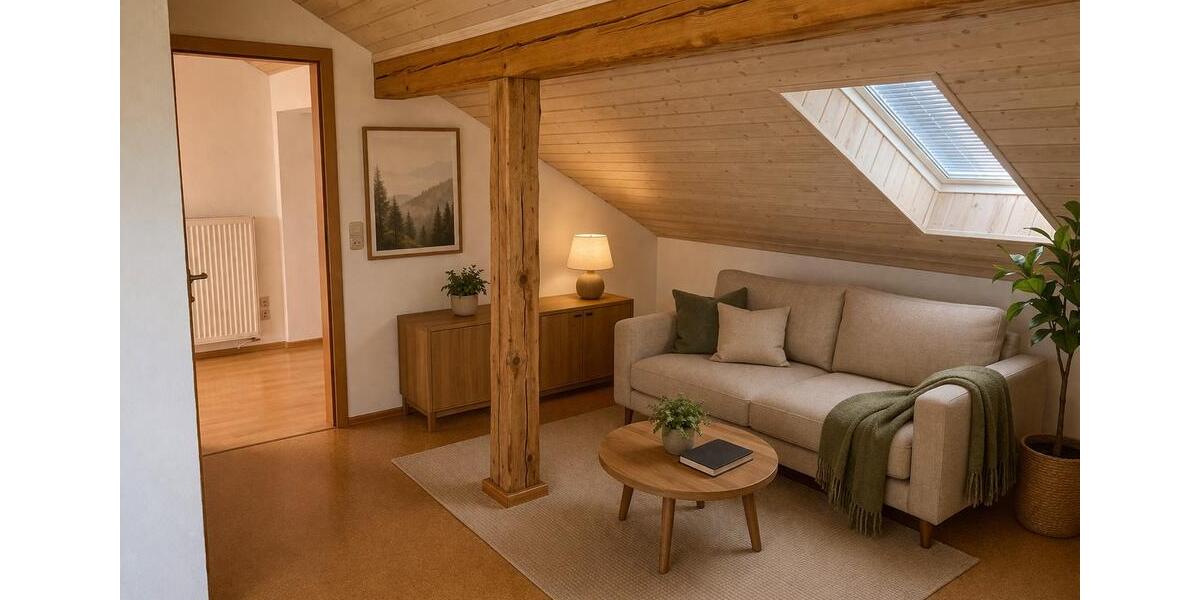 Dachgeschoßwohnung Bodenkirchen - 3 Zimmer, 75 m&sup2;, 780&euro; | Angebot:25353329