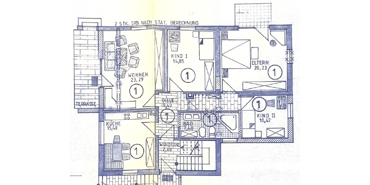 Etagenwohnung Mallersdorf-Pfaffenberg Pfaffenberg - 4 Zimmer, 101 m&sup2;, 1.020&euro; | Angebot:26684448