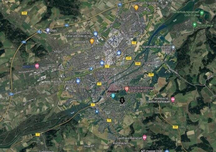 Grundstück Landshut Berg - 1.095.000&euro; | Angebot:25731045