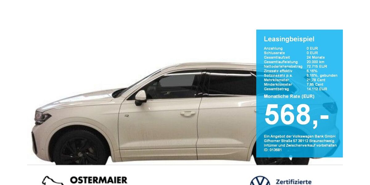 VW Touareg 11.885 km 72.715 &euro; Vilsbiburg 84137