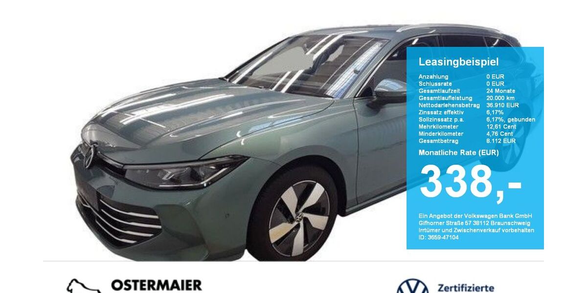 VW Passat Variant 8.920 km 36.910 &euro; Vilsbiburg 84137