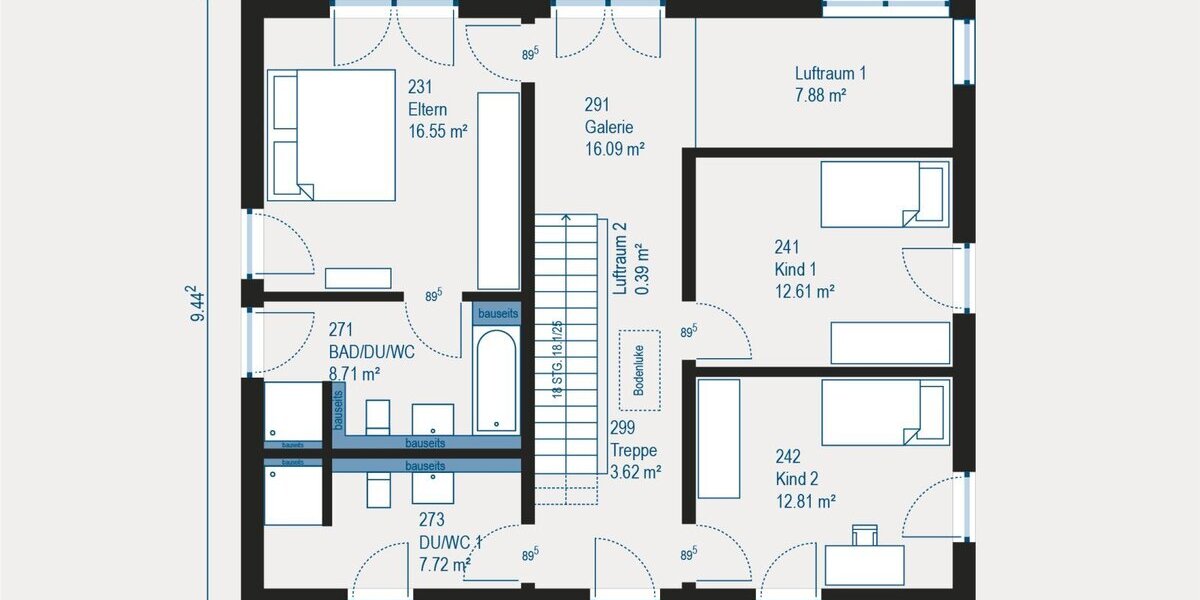 City Villa 6: Vielseitiges Wohnen auf zwei Ebenen - Villa Adlkofen | Angebot:27459178