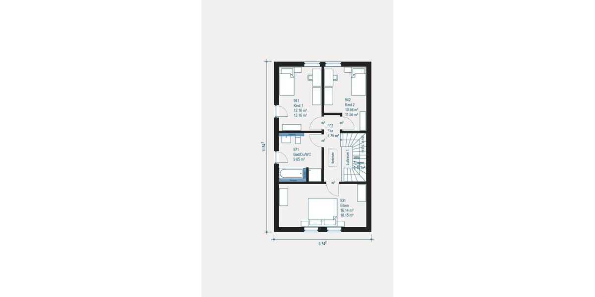 Double 7 mit einzigartiger Architektur und durchdachtem Raumkonzept - 5.5 oder mehr Landshut | Angebot:27459164