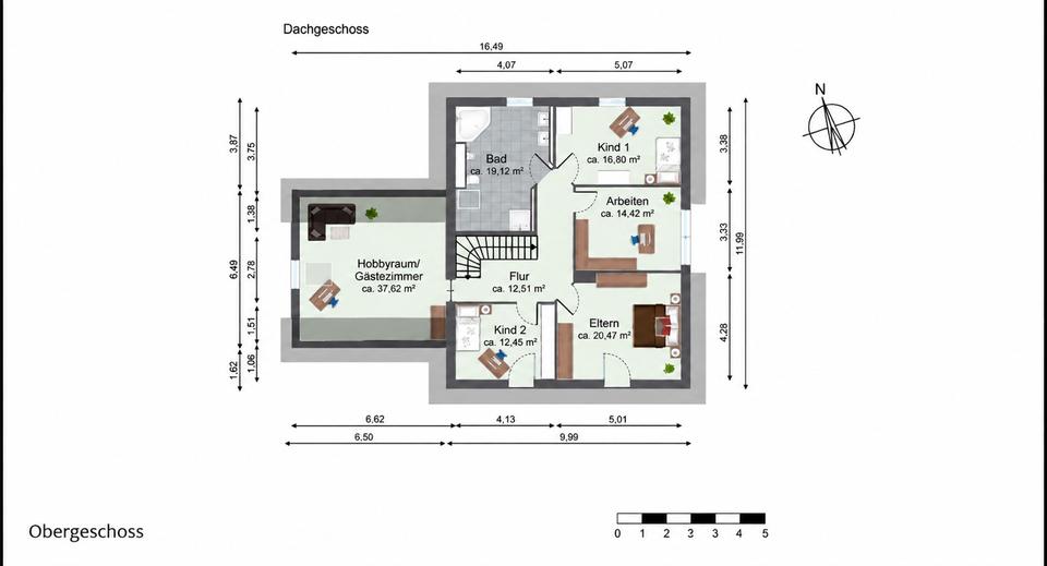Einfamilienhaus Herrngiersdorf - 7 Zimmer, 200 m&sup2;, 1.550&euro; | Angebot:27617156