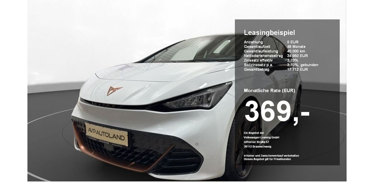 Cupra Born 5.300 km 34.290 &euro; Dingolfing 84130