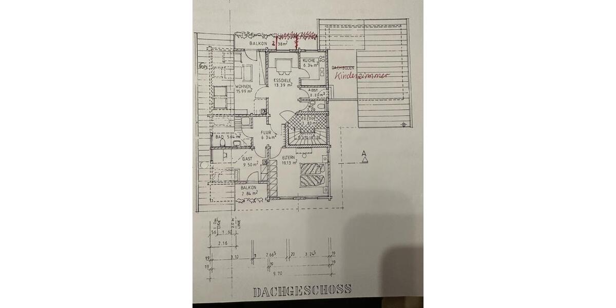 Etagenwohnung Mengkofen - 4 Zimmer, 100 m&sup2;, 890&euro; | Angebot:25420967