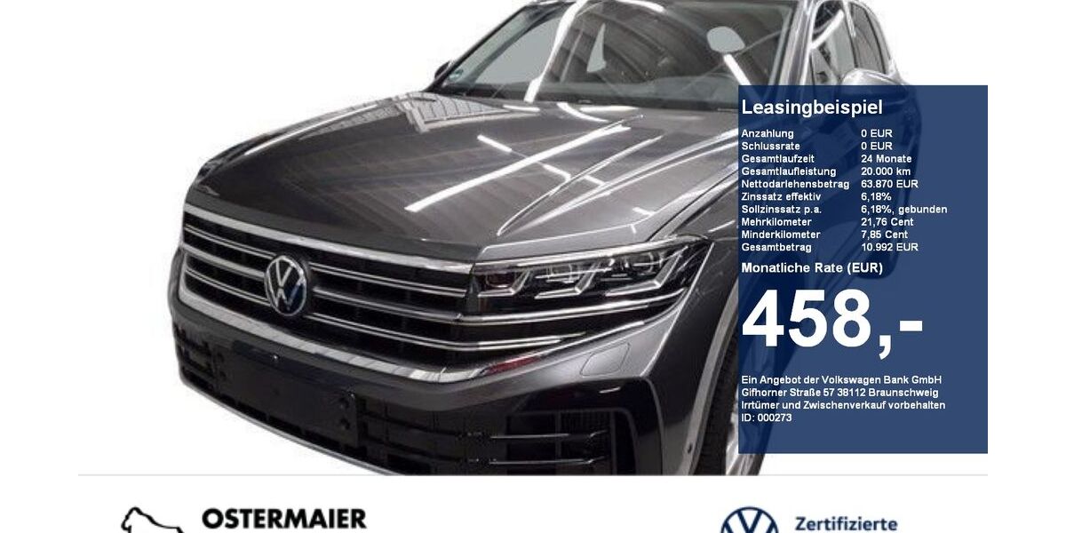 VW Touareg 4.430 km 63.225 &euro; Vilsbiburg 84137