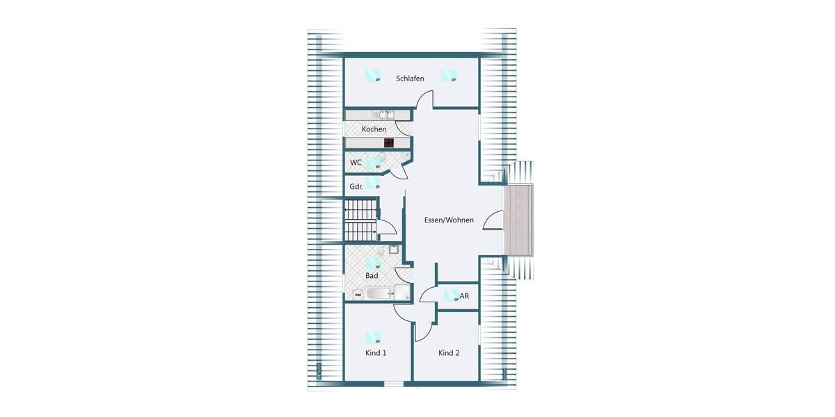 Etagenwohnung Kumhausen - 4 Zimmer, 117 m&sup2;, 375.000&euro; | Angebot:25695126