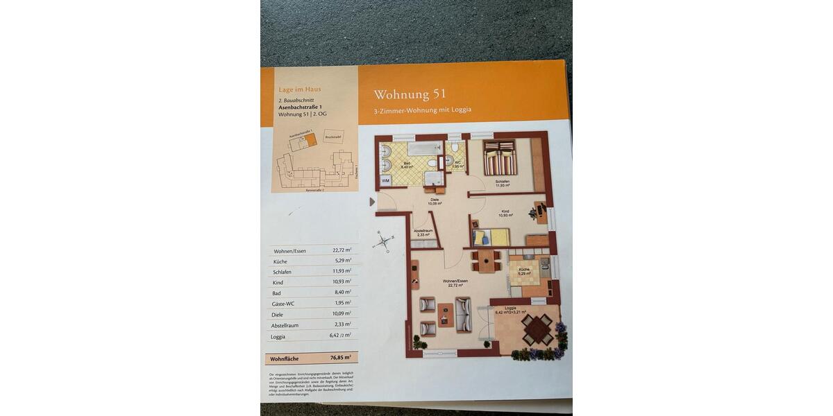 Dachgeschoßwohnung Dingolfing - 3 Zimmer, 76 m&sup2;, 319.000&euro; | Angebot:26681172