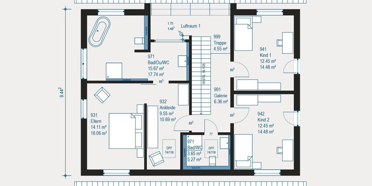 Highline 5 - Ihr individuelles Einfamilienhaus mit durchdachtem Konzept - Einfamilienhaus Kumhausen | Angebot:27594644