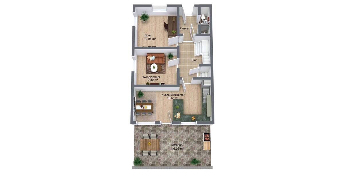 Reihenendhaus Moosburg - 6 Zimmer, 150 m&sup2;, 599.000&euro; | Angebot:26362980