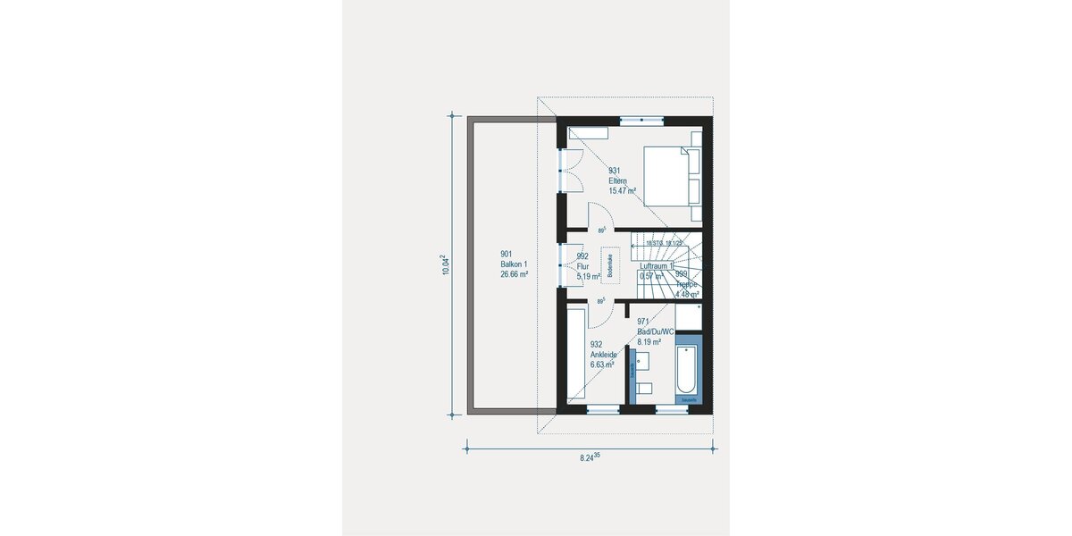 Modernes Doppelhaus - Raum für individuelle Familiengestaltung auf drei Ebenen - Doppelhaushälfte Geisenhausen | Angebot:27503971