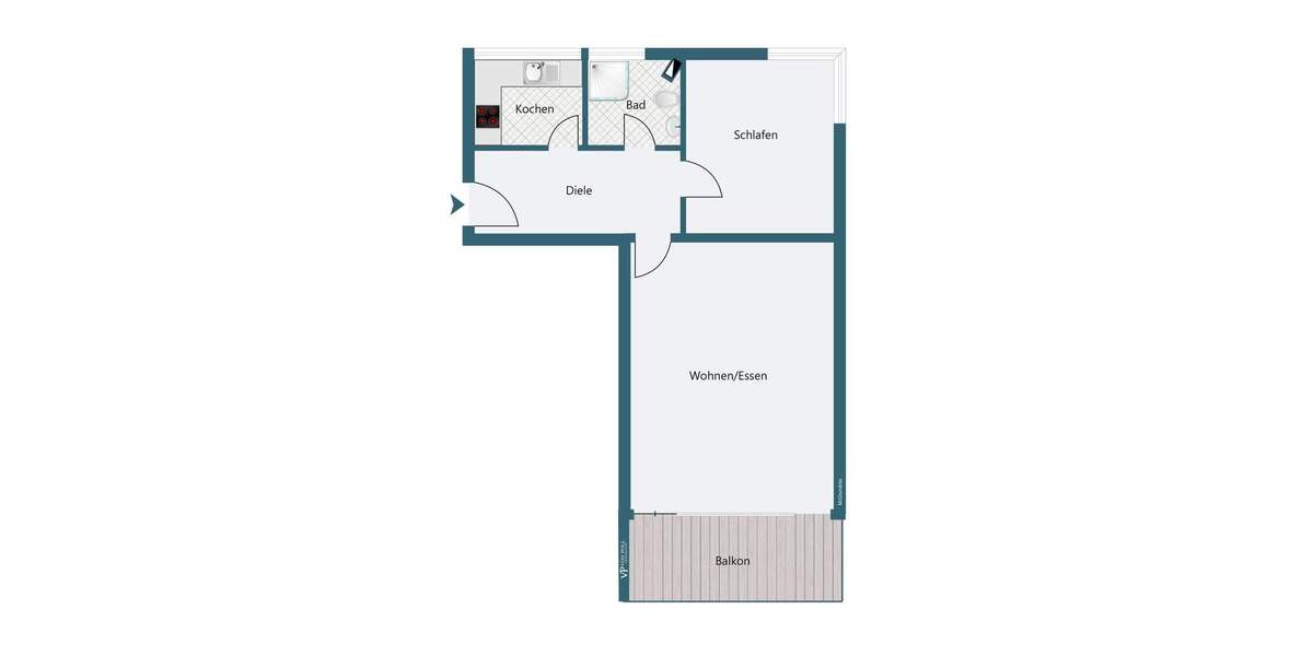 Etagenwohnung Moosburg a. d. Isar Moosburg - 2 Zimmer, 73 m&sup2;, 250.000&euro; | Angebot:25777795