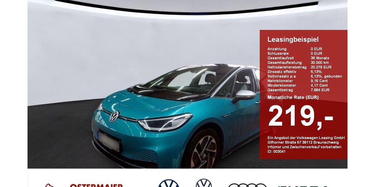 VW ID.3 48.750 km 20.850 &euro; Landshut 84034