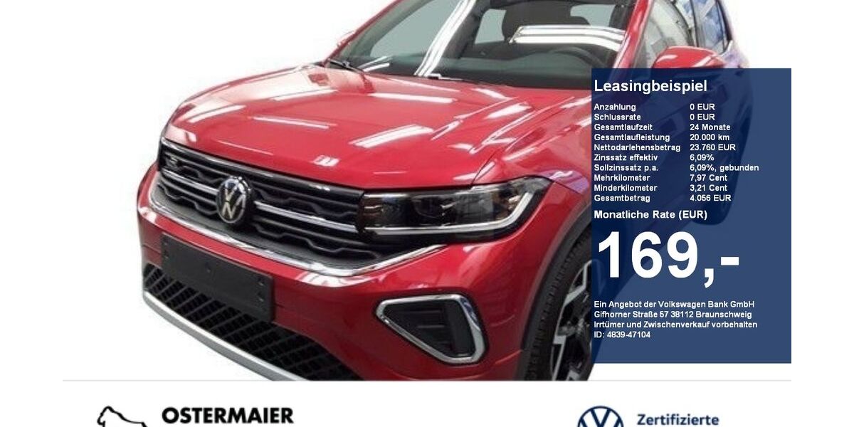 VW T-Cross 7.990 km 23.760 &euro; Vilsbiburg 84137