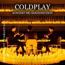 Coldplay Musik bei Kerzenschein 20.01.2027 Stadtsäle Bernlochner Redoutensaal