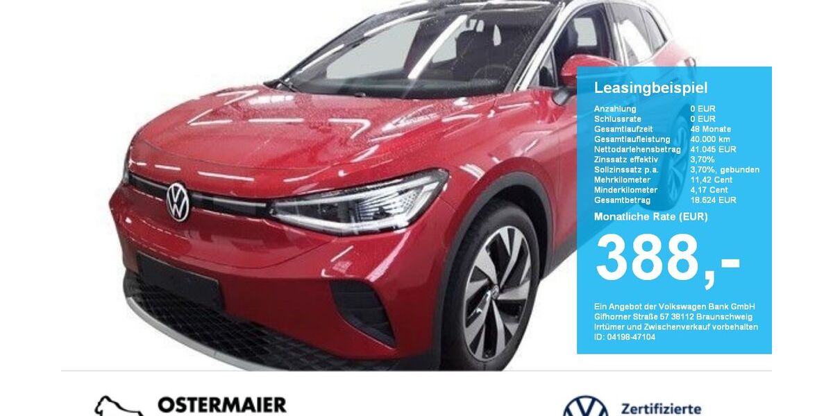 VW ID.4 5.620 km 41.045 &euro; Vilsbiburg 84137