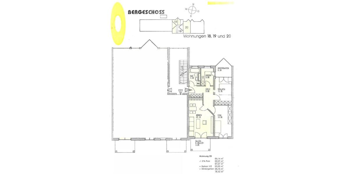 Etagenwohnung Tiefenbach - 4 Zimmer, 76 m&sup2;, 280.000&euro; | Angebot:25544329