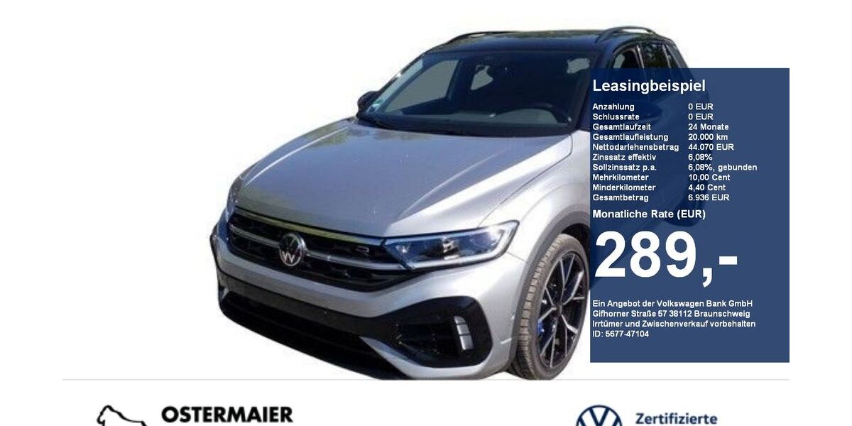 VW T-Roc 10.360 km 41.510 &euro; Vilsbiburg 84137