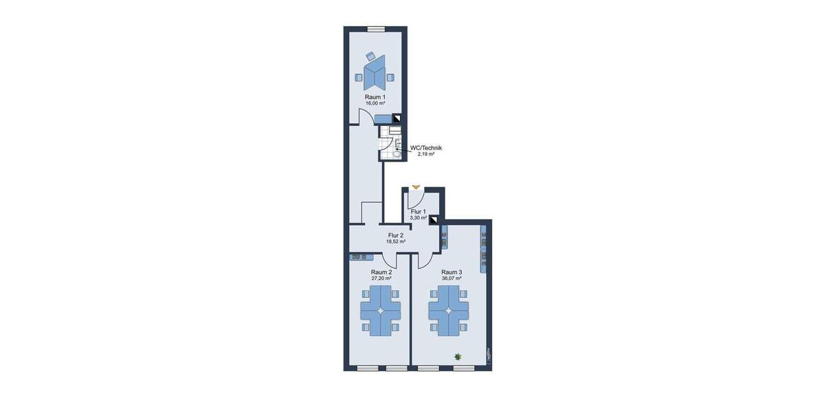Gewerbeobjekt Landshut Altstadt - 3 Zimmer, 104 m&sup2;, 1.150&euro; | Angebot:25707272