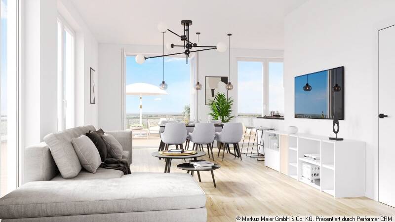 Etagenwohnung Dorfen - 2 Zimmer, 66 m&sup2;, 410.650&euro; | Angebot:25821356