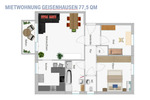 Etagenwohnung Altfraunhofen - 3 Zimmer, 78 m&sup2;, 780&euro; | Angebot:25159611