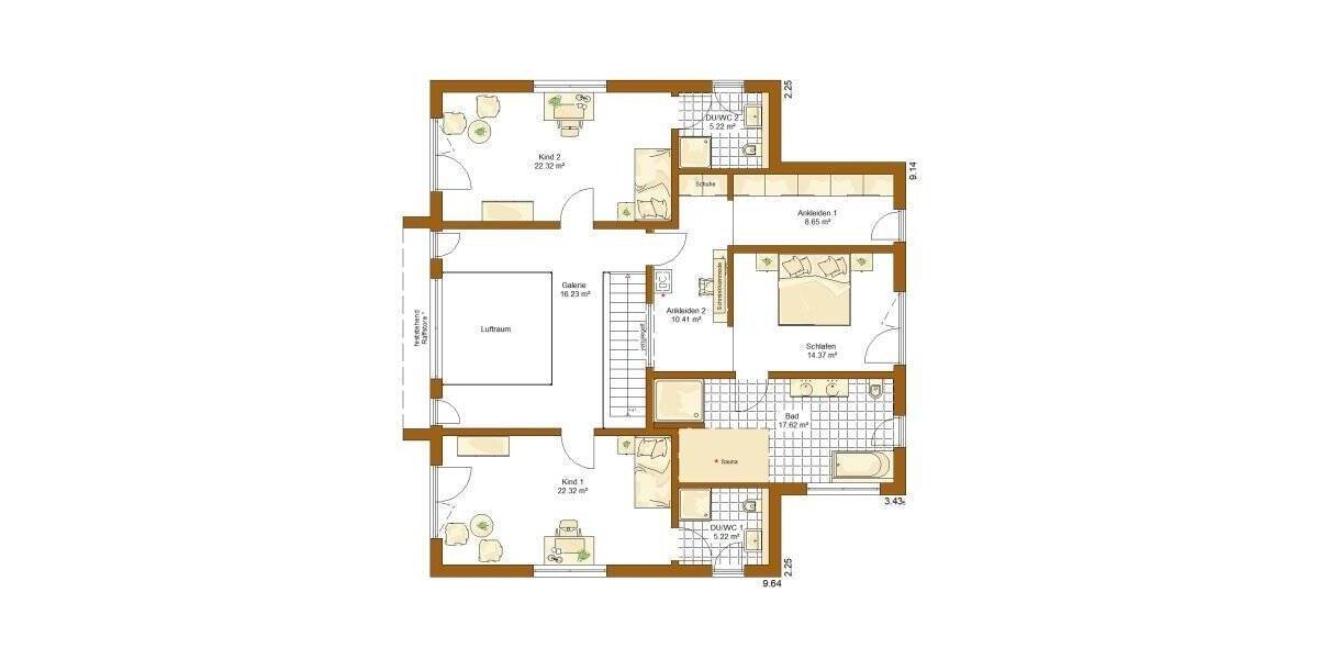 Einfamilienhaus Fraunberg - 6 Zimmer, 246 m&sup2;, 1.055.700&euro; | Angebot:25799382