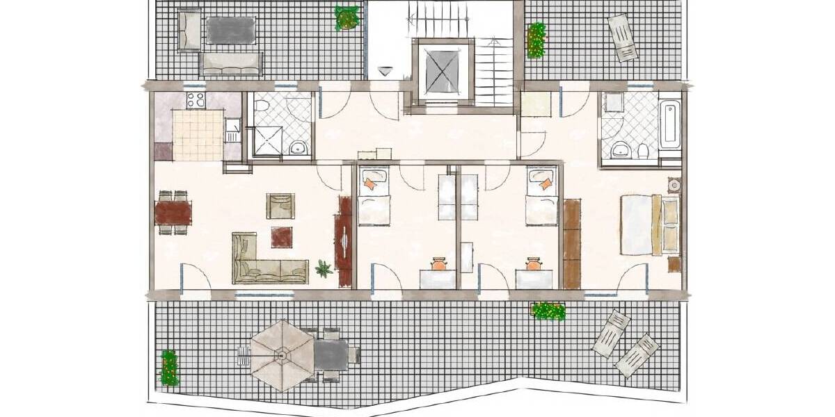 Etagenwohnung Dorfen - 4 Zimmer, 122 m&sup2;, 999.550&euro; | Angebot:25692217