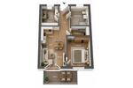 Etagenwohnung Mallersdorf-Pfaffenberg Pfaffenberg - 3 Zimmer, 58 m&sup2;, 775&euro; | Angebot:27562839
