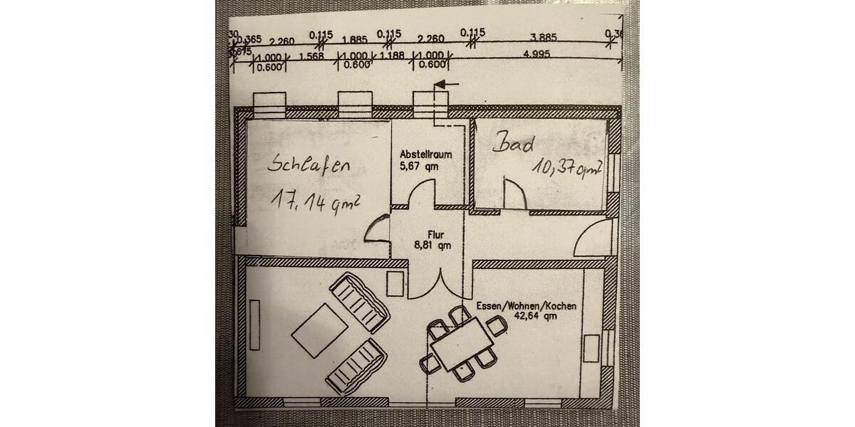 Terrassenwohnung Bruckberg - 2.5 Zimmer, 84 m&sup2;, 1.185&euro; | Angebot:27563555