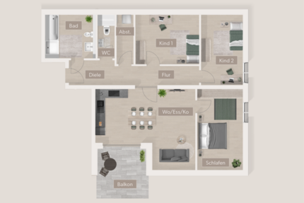 Wohnung Furth - 4 Zimmer, 89 m&sup2;, 514.692&euro; | Angebot:25870462