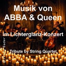 Musik von ABBA & Queen im Lichterglanz-Konzert - Tribute by String Quartet 20.06.2026 Heiligkreuzkirche Landshut