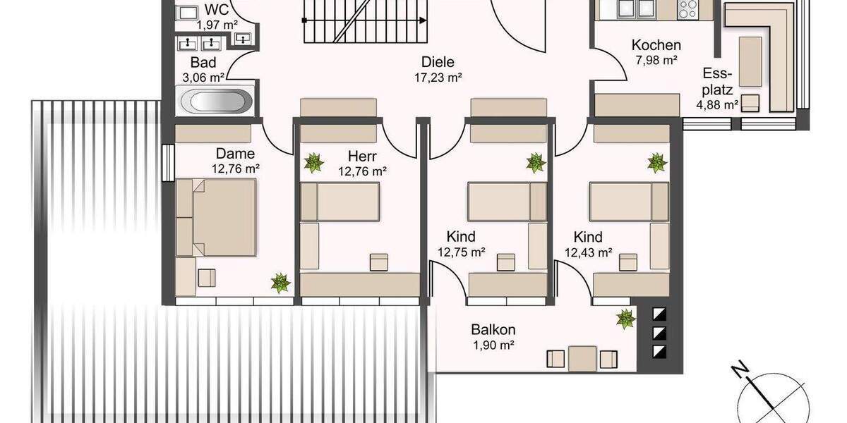 Mehrfamilienhaus, Wohnhaus Landshut Peter u. Paul - 6 Zimmer, 165 m&sup2;, 1.200.000&euro; | Angebot:25668423