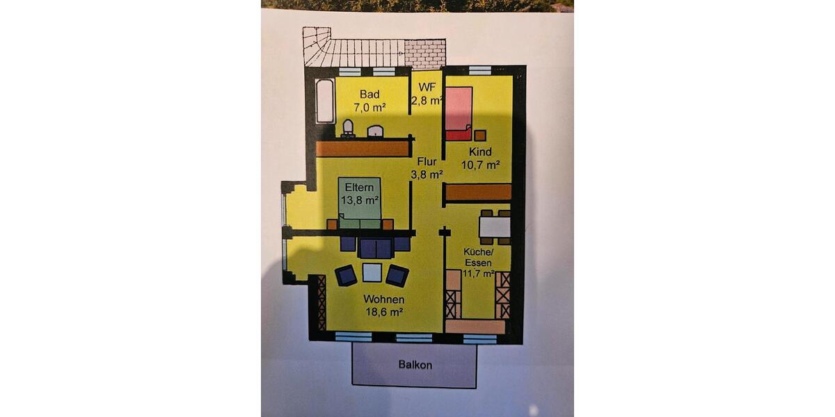 Etagenwohnung Landshut Landshut-West - 3 Zimmer, 72 m&sup2;, 350.000&euro; | Angebot:26593138