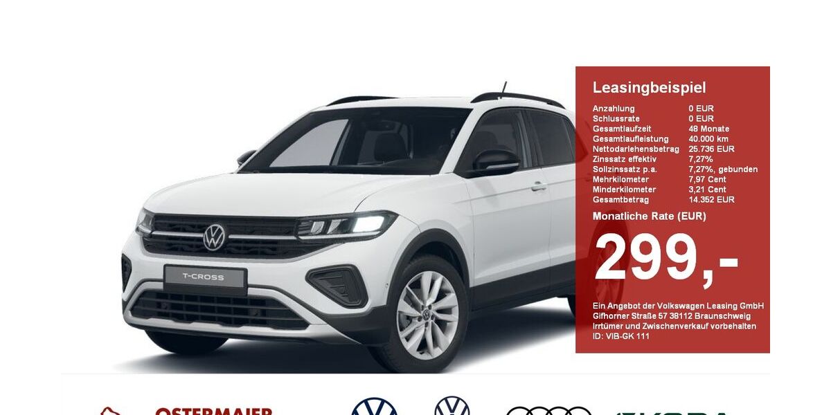 VW T-Cross 8.900 km 24.880 &euro; Vilsbiburg 84137